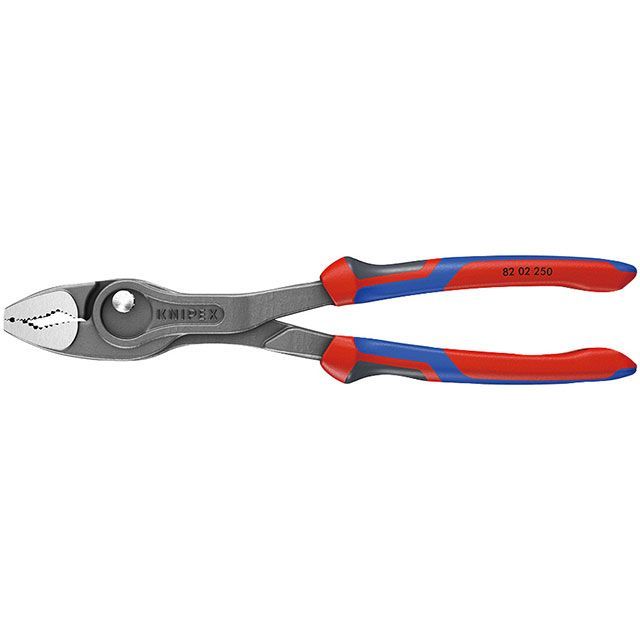 KNIPEX 8202-250SB TwinGripツイングリップ スリップジョイントプライヤー 250mm コンフォートハンドル パッケージ入 ・8202-250SB メーカー在庫あり クニペックス ハンドツール