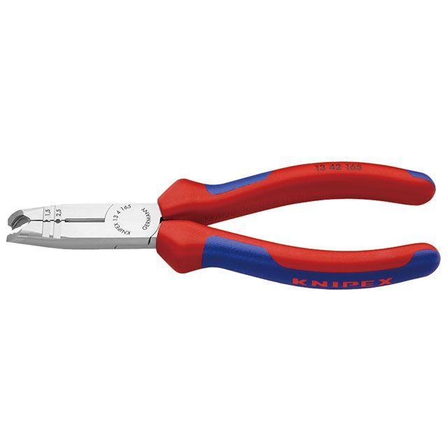 KNIPEX 13 42 165 マルチストリッピングプライヤー 165粍 コンフォートハンドル ジンクアロイメッキ ・13 42 165 クニペックス お手々物の具