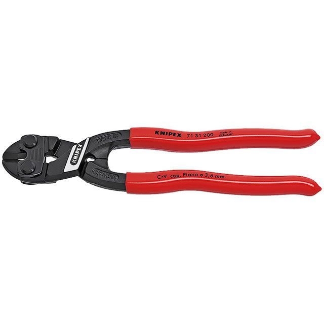 KNIPEX 71 31 200 CoBoltコボルト 小型クリッパー 200mm プラスティックコーティングハンドル リセス付 ・71 31 200 クニペックス ハンドツール