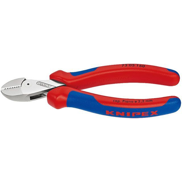 KNIPEX 73 05 160 X-Cut コンパクトニッパー 160mm コンフォートハンドル クロムメッキ ・73 05 160 クニペックス ハンドツール