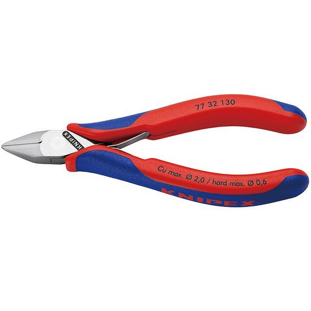 KNIPEX 77 32 130 エレクトロニクスニッパー 130mm コンフォートハンドル ・77 32 130 クニペックス ハンドツール