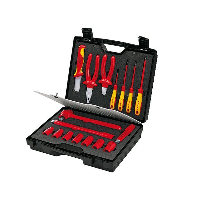 KNIPEX 989911 17点組 不成立物の具書き割り ・989911 クニペックス 電動物の具