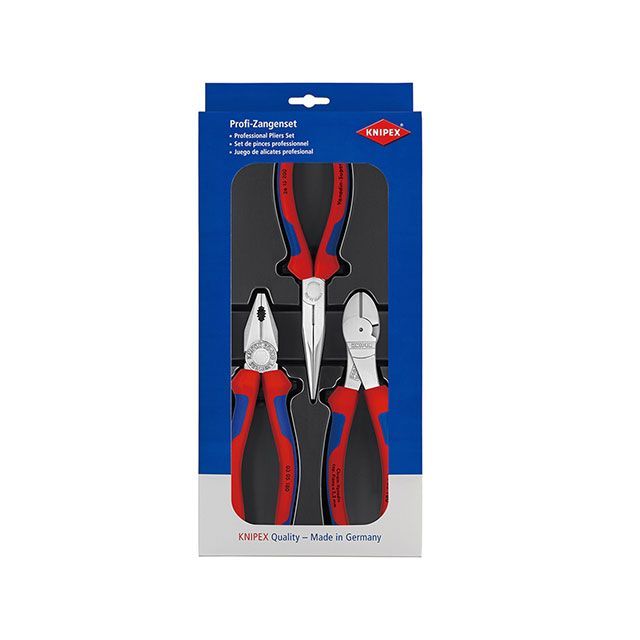 KNIPEX 002011V01 3本組 プライヤー・ニッパー・ペンチ仕掛ける ・002011V01 クニペックス 御手々手道具
