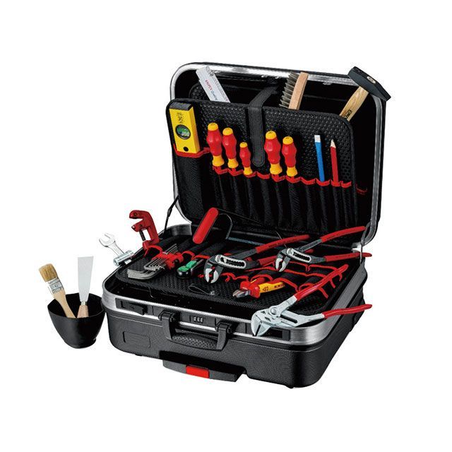 KNIPEX 00 21 06 HK S 31点組 配管工業用物の具・ BIG Basic Moveキャスター付き添い人入れもの仕掛ける ・00 21 06 HK S クニペックス お手々物の具
