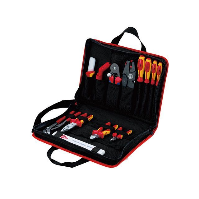 KNIPEX 00 21 11 14点組 灯し火やり方用物の具・Compactコンパクトツールバッグセット ・00 21 11 クニペックス お手て物の具