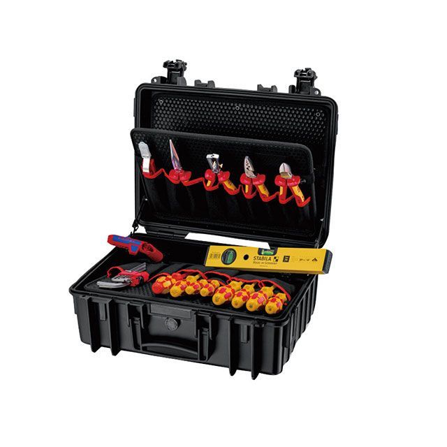 KNIPEX 00 21 34 HL S2 24点組 灯し火やり方用物の具・Robust23 Start物の具容れもの書き割り ・00 21 34 HL S2 クニペックス お手て物の具