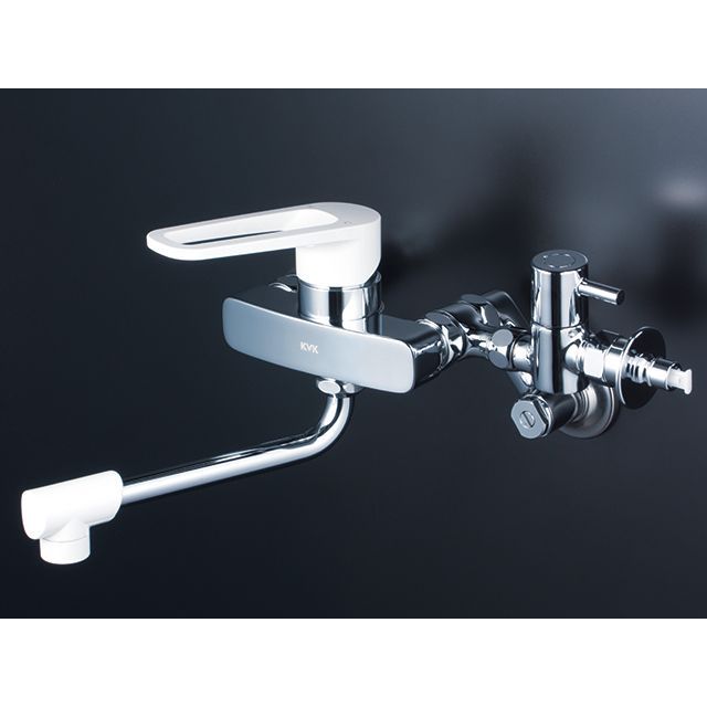 KVK MSK110KB 給水給湯接続 シングル混合栓 MSK110KB ケーブイケー D.I.Y.