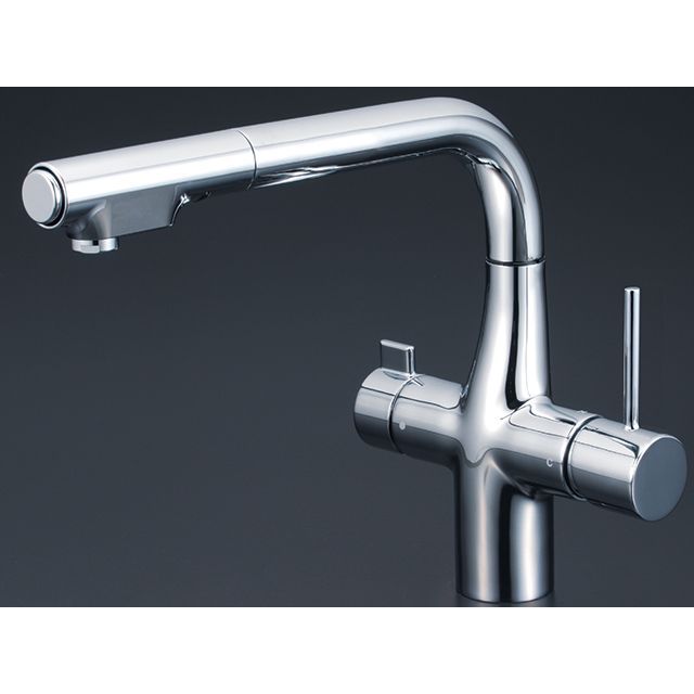 KVK KM6121EC 浄水器シャワー付混合栓 e KM6121EC ケーブイケー D.I.Y. 47,766円