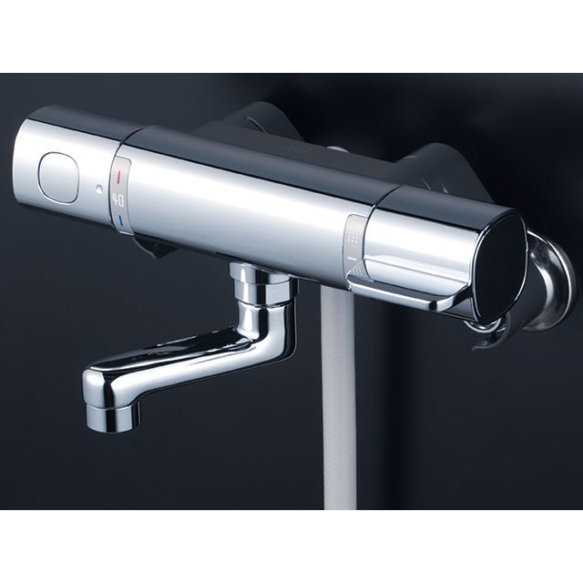 KVK FTB100KR8T サーモシャワー80mmパイプ付 FTB100KR8T ケーブイケー D.I.Y.