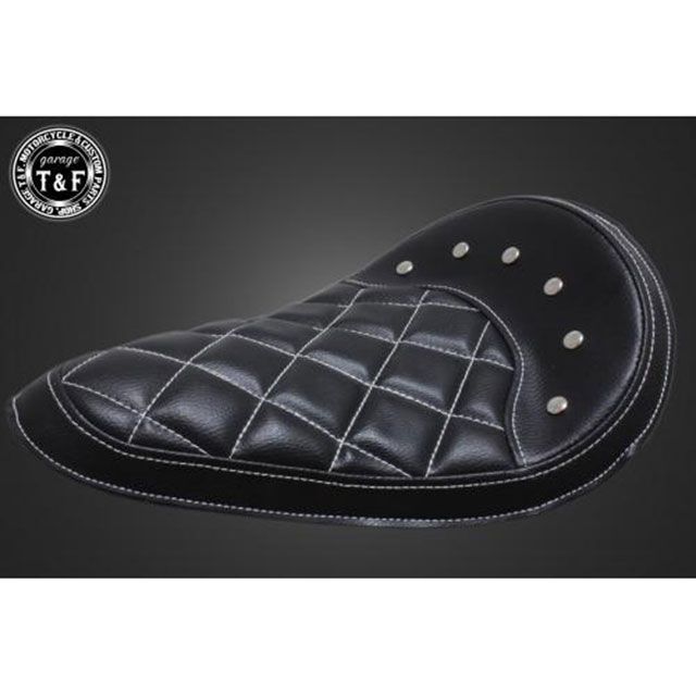 ガレージT&F 汎用 BLソロシート バーチカル（ブラック）/バックアップ