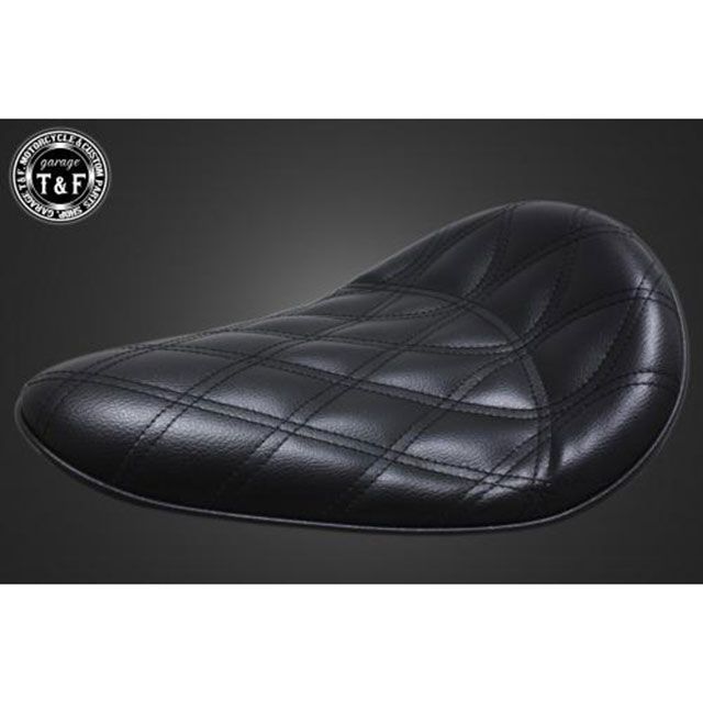 T&F BLソロシート ダイヤスキャーラップ(ブラック)/バックアップタイプ(ロング) ・608242 ガレージT&F シート関連パーツ 汎用