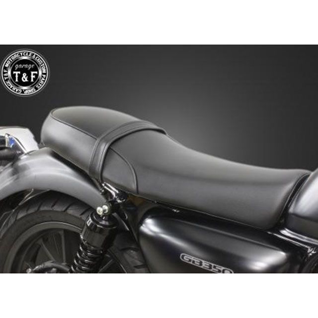 T&F GB350 ダブルシートスムース（ブラック） ・606133 ガレージT&F シート関連パーツ GB350