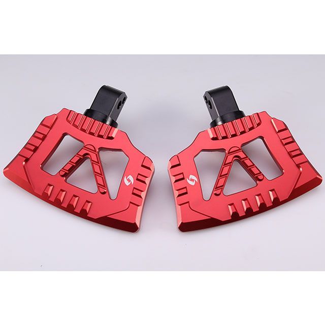 SPEEDRA アルミ削り出し パッセンジャーミニフットボード カラー レッド AHDFP08RD メーカー在庫あり SPEEDRA ステップ