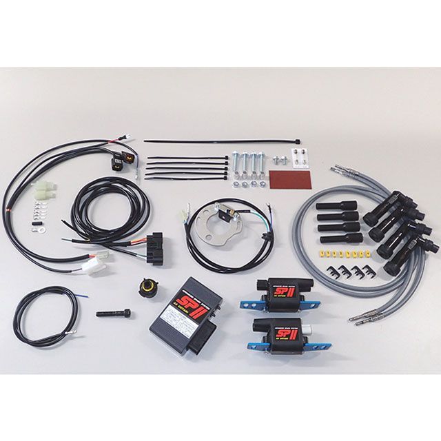 AS UOTANI SP2フルパワーキット（S.GSX400Fコードセット付） ・0419P ASウオタニ CDI・リミッターカット GSX400F GSX400FSインパルス｜パークアップ 店