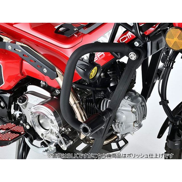 OVER RACING アルミ パイプガード(シルバー) ・56-06-011 オーバーレーシング その他外装関連パーツ CT125|パークアップ 店