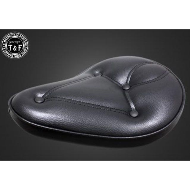 T&F FSソロシート ボタン(ブラック)/フラットタイプ(スタンダード) ・611054 ガレージT&F シート関連パーツ 汎用|パークアップ 店