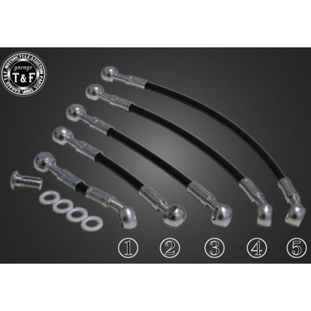 楽天市場】Garage T&F ガレージ ジョイント式(延長)ブレーキホース