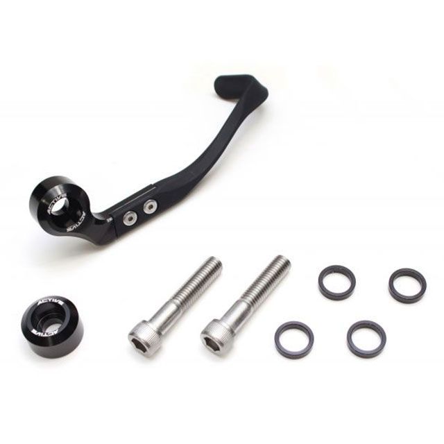 ACTIVE ブレーキレバーガード&バーエンド フルセット(ブラック) 30801M12 アクティブ レバー 汎用|パークアップ 店