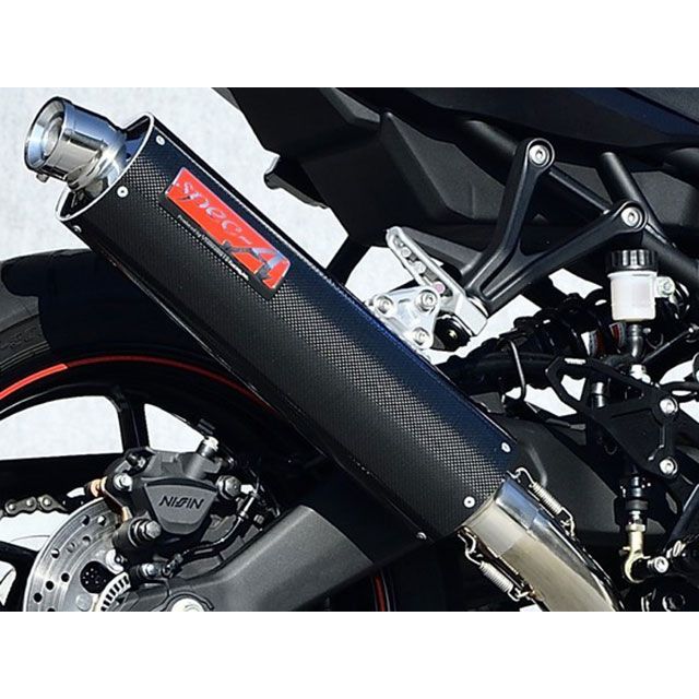 YAMAMOTO RACING ZX-4R SPEC-A TI 4-2-1 DOWN カーボン 40409-21NCN ヤマモトレーシング マフラー本体 ZX-4R