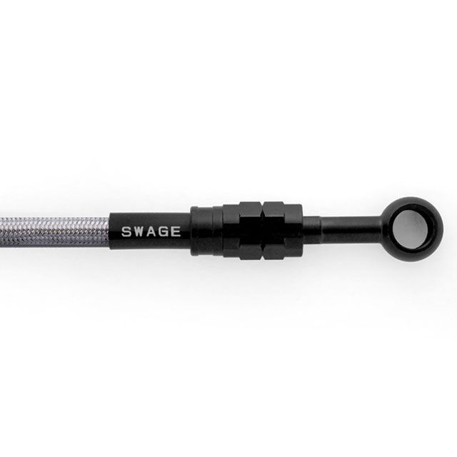 SWAGE-LINE PRO フロントホースキット トライピース（ステンレスブラック） ホースカラー クリア BTP554FT メーカー在庫あり スウェッジラインプロ ブレーキホース・ケーブル類 Hayabusa