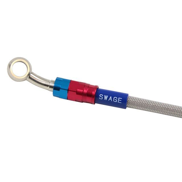 SWAGE-LINE PRO リアホースキット（レッド＆ブルー） ホースカラー クリア SAP554R メーカー在庫あり スウェッジラインプロ ブレーキホース・ケーブル類 Hayabusa｜パークアップ 店