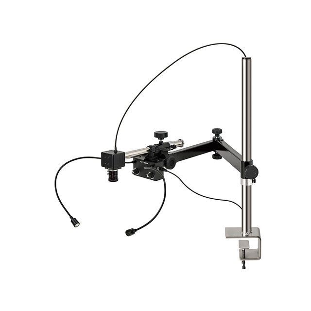 HOZAN L-KIT1081 マイクロ領域（パソコン用）ロング手（クランプ）手合い 1.3～2.9倍 斑点模様点火装置付 L-KIT1081 ホーザン 光学備品