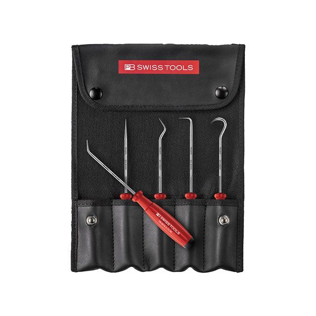 PBSWISSTOOLS 8685.SET 5本組 スイス連邦手持ち部分手合い 爪物の具仕掛ける ロールケース付 8685.SET 製造業者店卸し資産あり PBスイスツールズ お手々物の具