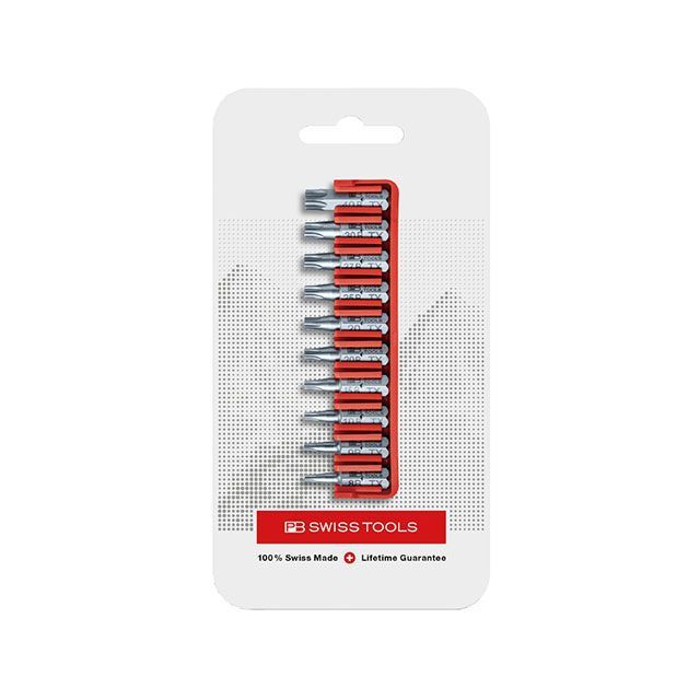 PBSWISSTOOLS C6.710CN 10本組 ショートタイプ いじり止め付 ヘクスローブビットセット ビットホルダー付 パッケージタイプ C6.710CN メーカー在庫あり PBスイスツールズ ハンドツール