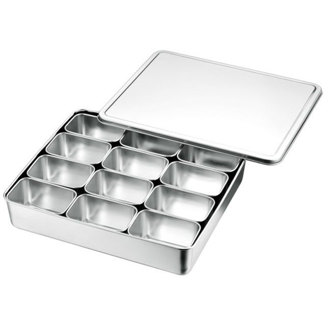 akagawa 66612 ミニ調味料入バット 12ヶ入 66612 赤川器物製作所 キッチン用品|パークアップ 店