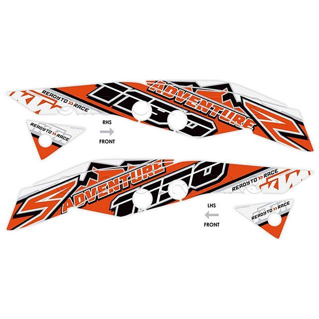 MOTOGRAFIX ボディパッド リアパッド MT-RKTM05OK モトグラフィックス ドレスアップ・カバー 1190Adventure｜パークアップ 店