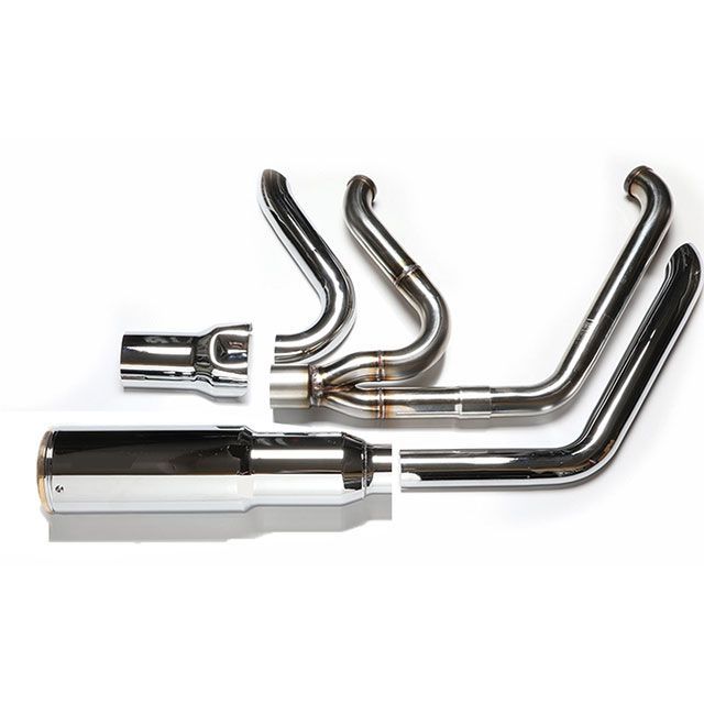 MOTOR STAGE Wベビーバズーカ(クローム) 2018930W モーターステージ マフラー本体