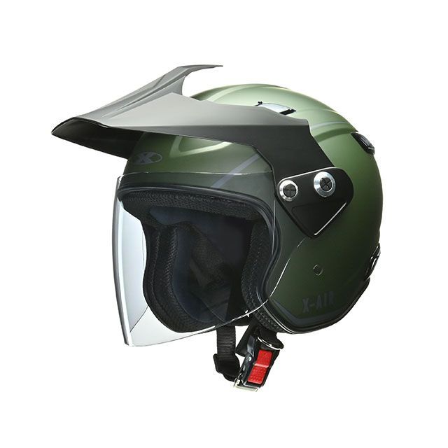 LEAD RAZZO-V（マットグリーン） サイズ L/59-60cm未満 リード工業 ジェットヘルメット