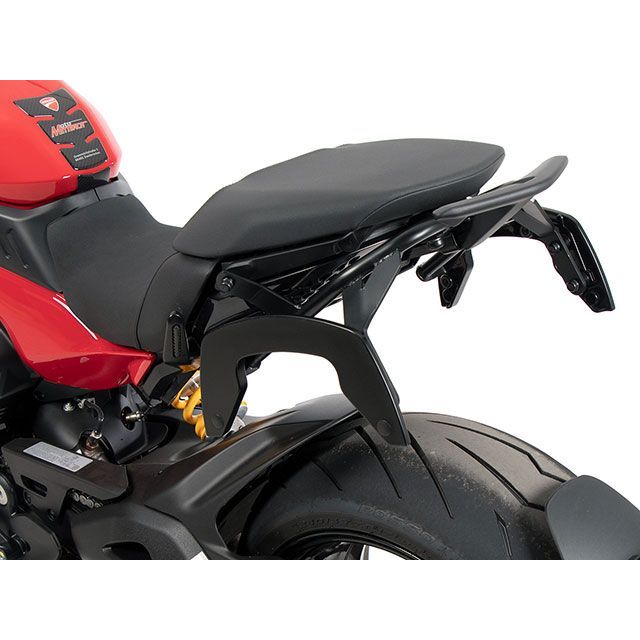 HEPCO＆BECKER サイドソフトケースホルダー「C-Bow」（ブラック） 630-7669-0001 ヘプコ＆ベッカー キャリア・サポート Diavel V4