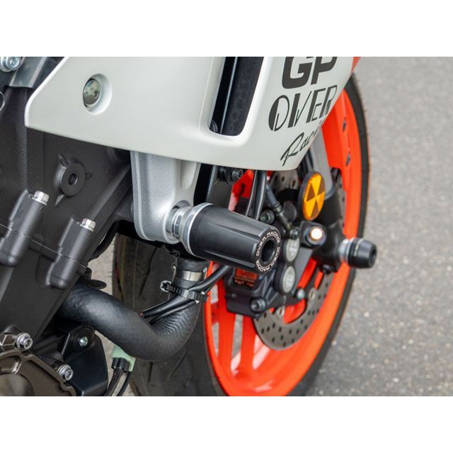 OVER RACING レーシングスライダー（ブラック） ・59-453-01B メーカー在庫あり オーバーレーシング スライダー類 XSR900GP
