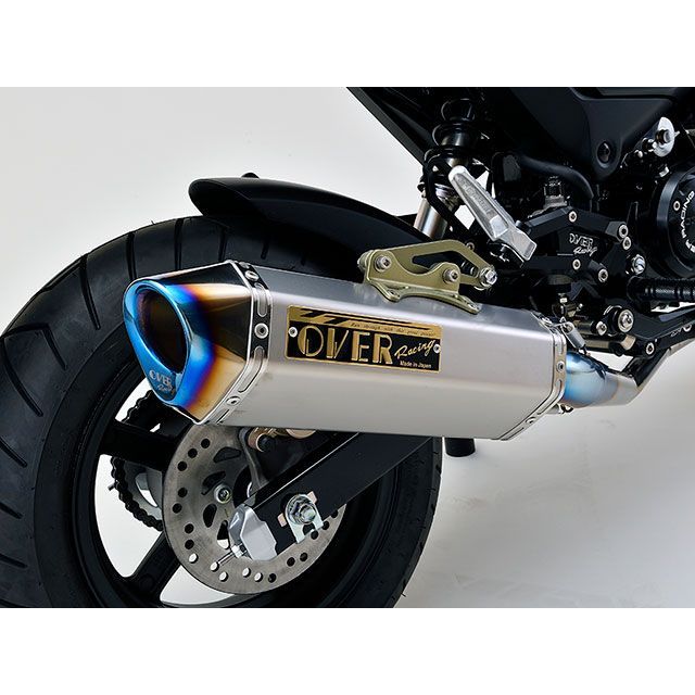 OVER RACING TT-Formula RS フルチタン ・16-224-05 オーバーレーシング マフラー本体 GROM