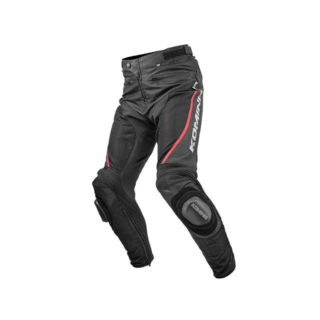 KOMINE 2025春夏モデル PK-757 R-SPEC レザーメッシュパンツ（ブラック） サイズ 5XLB ・07-757 コミネ パンツ