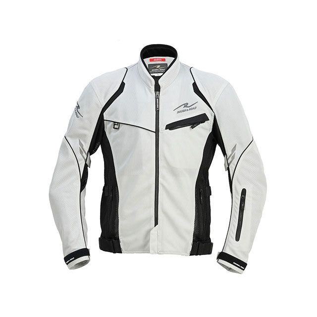 Rough&Road 2025春夏モデル ジェットエアメッシュジャケットFP（プラチナシルバー） サイズ L RR7350SV3 メーカー在庫あり ラフ＆ロード ジャケット