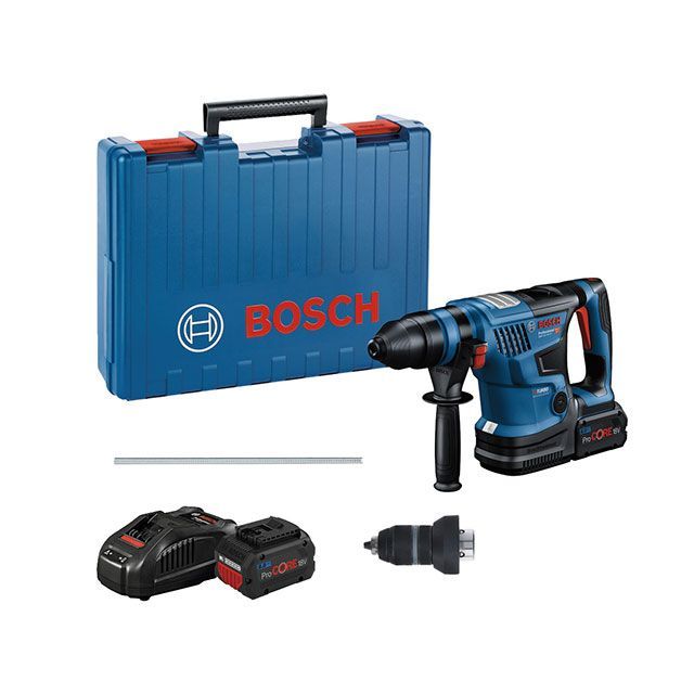 BOSCH GBH18V-34CF 18V SDS足し加える 5.8J コードレスハンマードリル 乾電池8.0Ah×2個・申し受ける器・容れもの付 GBH18V-34CF ボッシュ 電動物の具