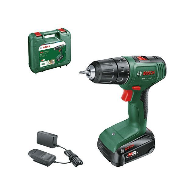 BOSCH ED118 18V コードレスドライバードリル 蓄電池1.5Ah・申し受ける器・入れもの・ビット付 ED118 ボッシュ 電動手道具