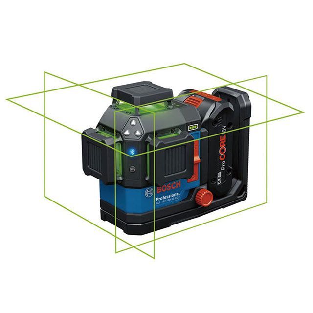 BOSCH GLL18V-120-33CG レーザ墨出し器 緑であることレーザ 雨合羽・防塵IP65標準尺度 GLL18V-120-33CG ボッシュ 電動物の具
