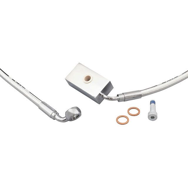 MAGNUM SCII ABS用ロワーシングルブレーキASSY M8ソフテイル ＋6in ・032074 マグナム ブレーキホース・ケーブル類