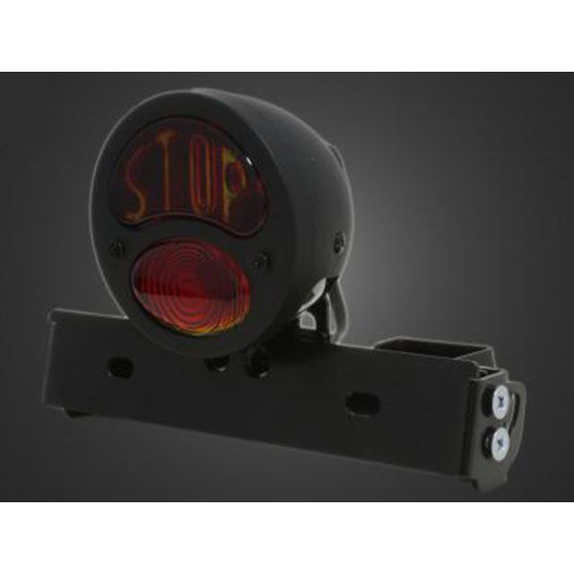 T&F シーシーバー用ナンバーブラケットKIT＆DUOテールランプ STOP（ブラック） サイズ φ15（15mm）専用 ・CCN02115 ガレージT&F テール関連パーツ 汎用｜パークアップ 店 11,506円