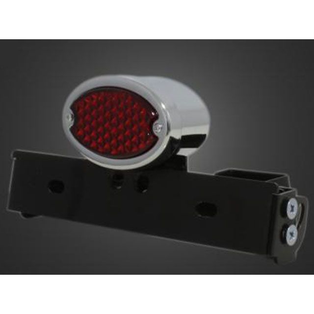 T&F シーシーバー用ナンバーブラケットKIT＆ミディアムキャッツアイテールランプ/LED サイズ φ15（15mm）専用 ・CCN03415 ガレージT&F テール関連パーツ 汎用｜パークアップ 店
