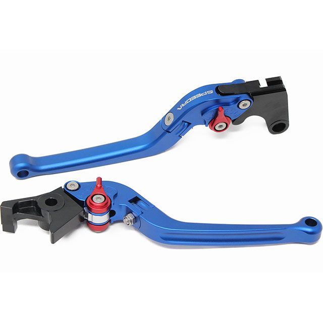 SPEEDRA アジャストレバー スタンダード可倒式（レバー本体：マットブルー） アジャスター マットブラック LVAM084BE-BK SPEEDRA レバー CBR1000RR-R CBR1000RR-R SP