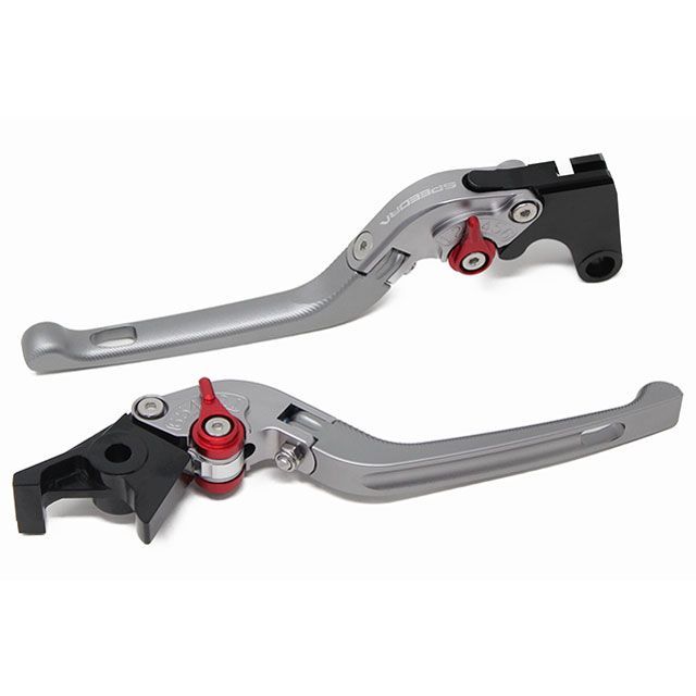 SPEEDRA アジャストレバー 3D可倒式（レバー本体：マットチタン） アジャスター マットブラック LVDM089TM-BK メーカー在庫あり SPEEDRA レバー X-ADV