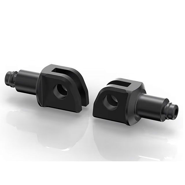 RIZOMA パッセンジャーペグアダプター（ブラック） PE756B リゾマ ステップ Ninja 300/Ninja 250 Z300 ABS / Z250 ABS 4,448円