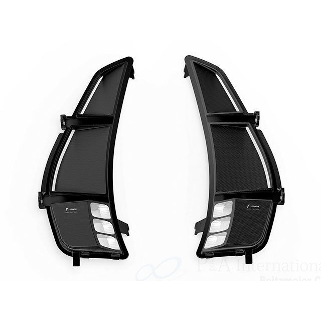 RIZOMA エアインレットグリッド(ブラック) ZVP027B リゾマ エアクリーナー GTS Super GTS|パークアップ 店