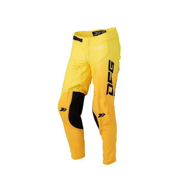DFG ワークス パンツ TONE（イエロー） サイズ 32 C0395 ディーエフジー モトクロス用品