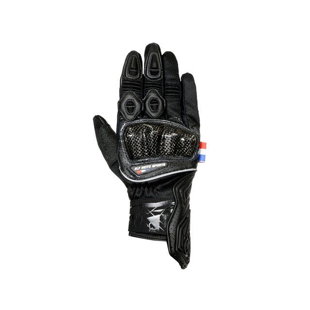 elf riding wear EG-S526 ソリドメッシュグローブ（ブラック） サイズ LL EG-S526 メーカー在庫あり エルフ ライディングウェア メッシュグローブ
