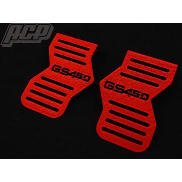ACP GS450 チヂミ塗装 キャブサイドカバー GS450ロゴ（赤） STO081 ACP キャブレター関連パーツ GS450 7,081円